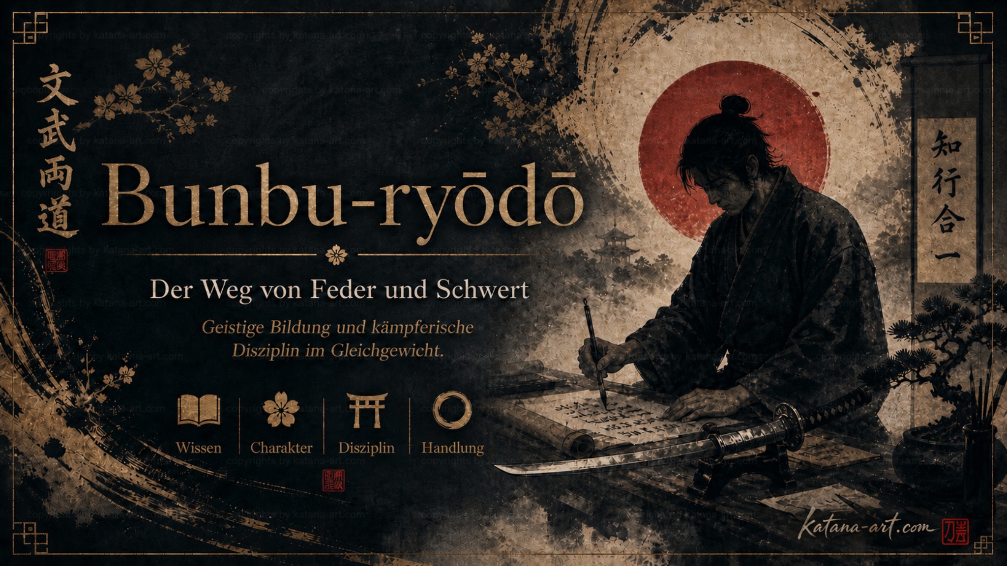 Bunbu-ryōdō: der Weg von Feder und Schwert, Wissen und kämpferische Disziplin im Gleichgewicht